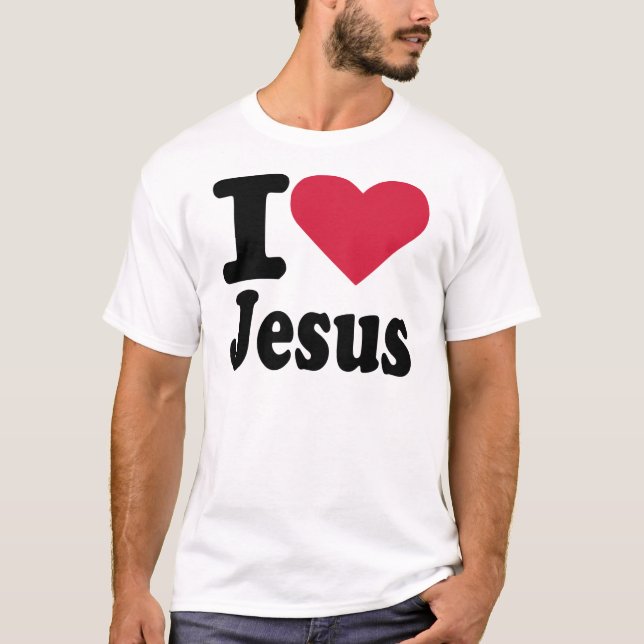 Camiseta Amo a Jesús (Anverso)