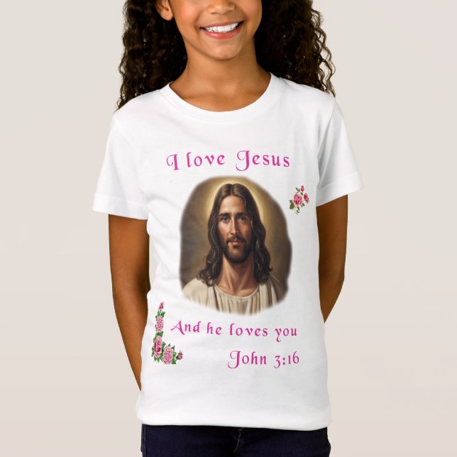 Camiseta Amo a Jesús (Anverso)