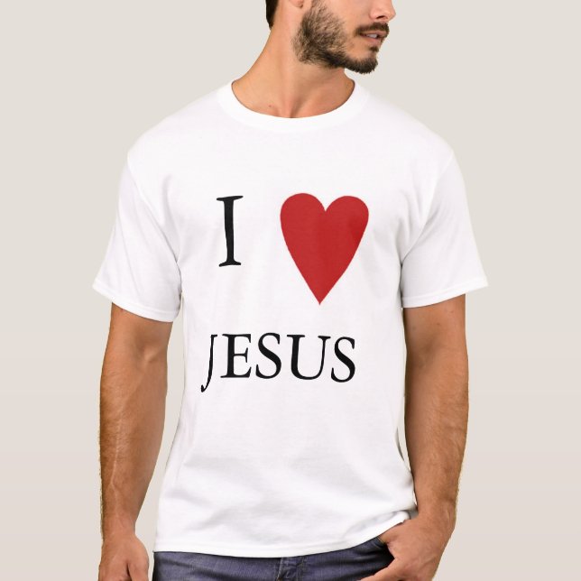 Camiseta Amo a Jesús (Anverso)
