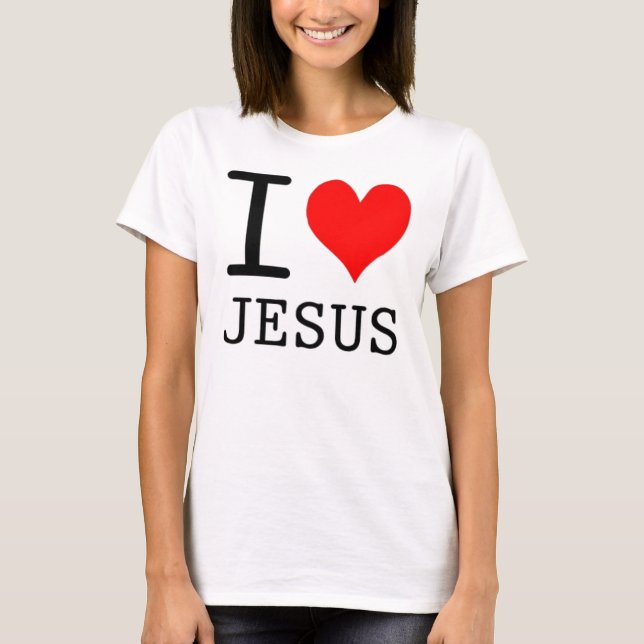 Camiseta amo a Jesús (Anverso)