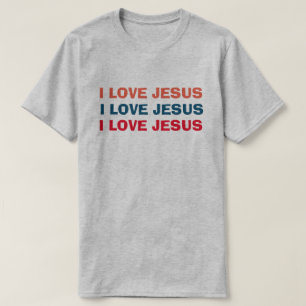 Camiseta Amo a Jesús Cristiano