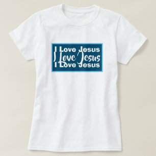 Camiseta Amo a Jesús Cristiano