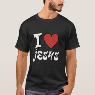 Camiseta Amo a Jesús Ropa de Creyente Fiel