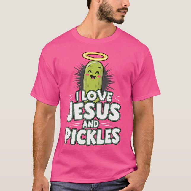 Camiseta Amo A Jesús Y A Las Pickles (Anverso)