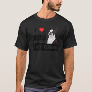 Camiseta Amo A Jesús Y A Mi Mascota De Mamá Papá, Perro De 