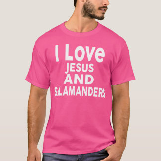 Camiseta Amo A Jesús Y A Salamanders Funny Salamander
