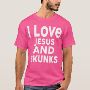 Camiseta Amo A Jesús Y A Skunny Skunk