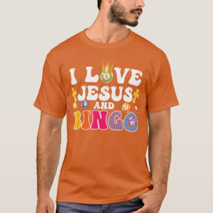 Camiseta Amo a Jesús y Bingo Juegos de Mesa Cruz Cristiana