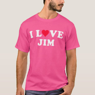 Camiseta Amo a Jim Matching Girlfriend & Boyfriend Jim Nam