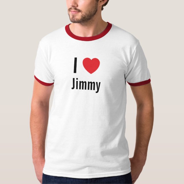 Camiseta Amo a Jimmy (Anverso)