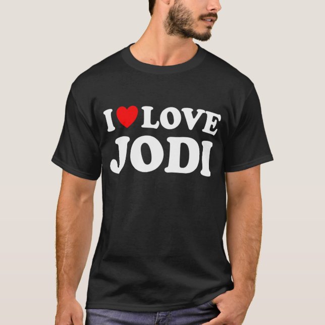 Camiseta Amo a Jodi I Heart Jodi (Anverso)