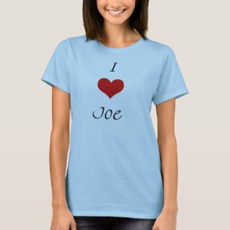 Camiseta Amo a Joe