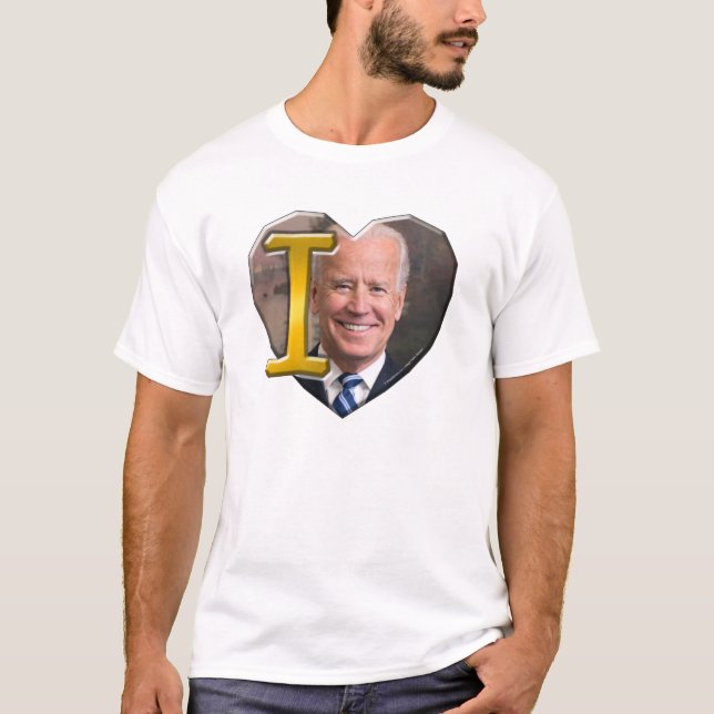 Camiseta Amo a Joe Biden - (Anverso)