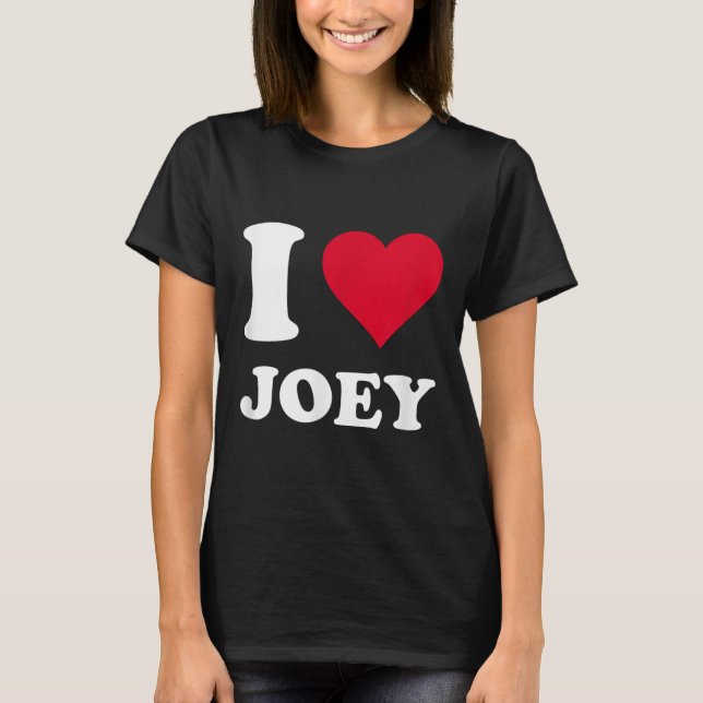 Camiseta Amo a Joey (Anverso)