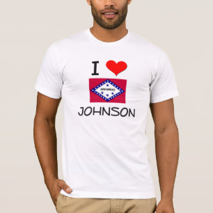 Camiseta Amo a JOHNSON Arkansas
