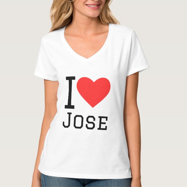 Camiseta Amo a José (Anverso)
