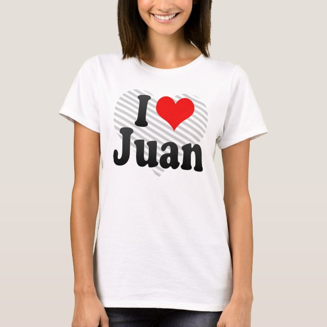 Camiseta Amo a Juan (Anverso)