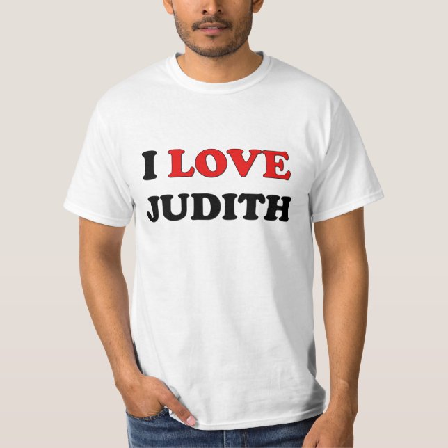 Camiseta Amo a Judith (Anverso)