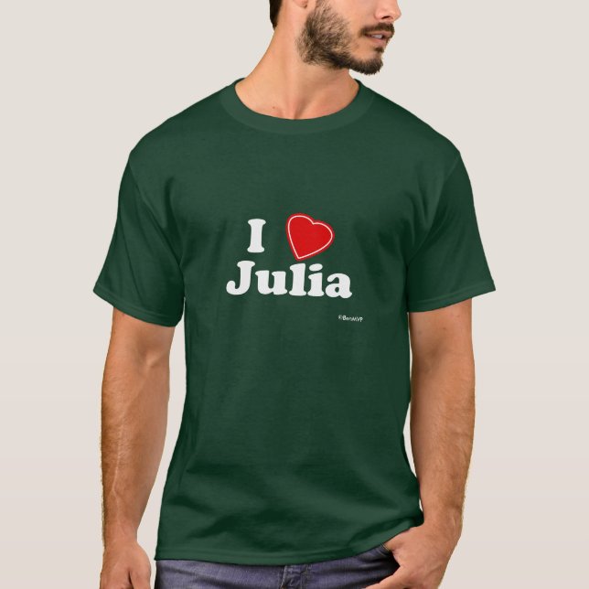 Camiseta Amo a Julia (Anverso)