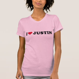 CAMISETA AMO A JUSTIN