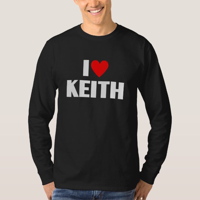 Camiseta Amo a Keith I Heart Keith (Anverso)