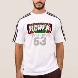 Camiseta Amo a Kenia: Arte de Bandera Dinámica