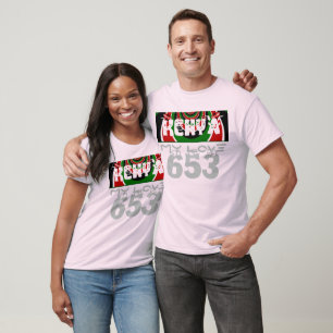Camiseta Amo a Kenia: Arte de Bandera Dinámica