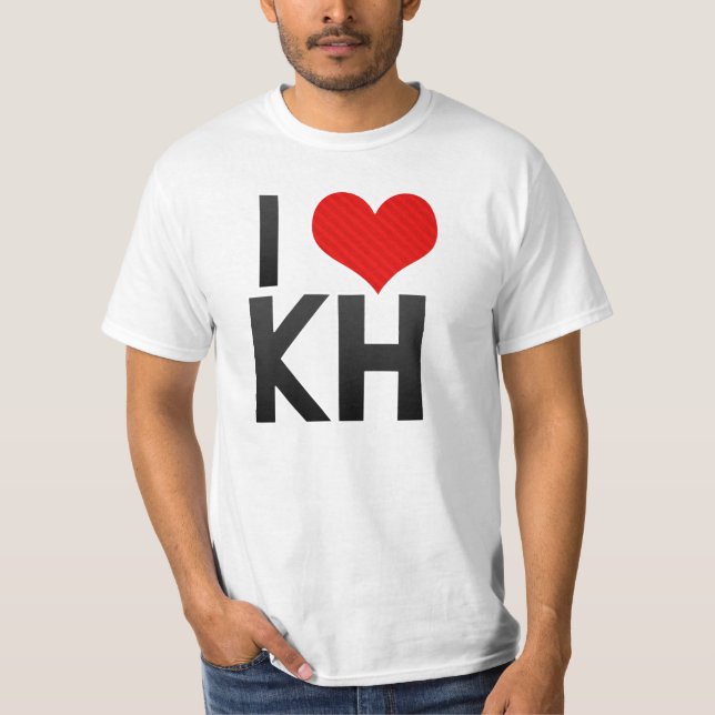 Camiseta Amo a KH (Anverso)
