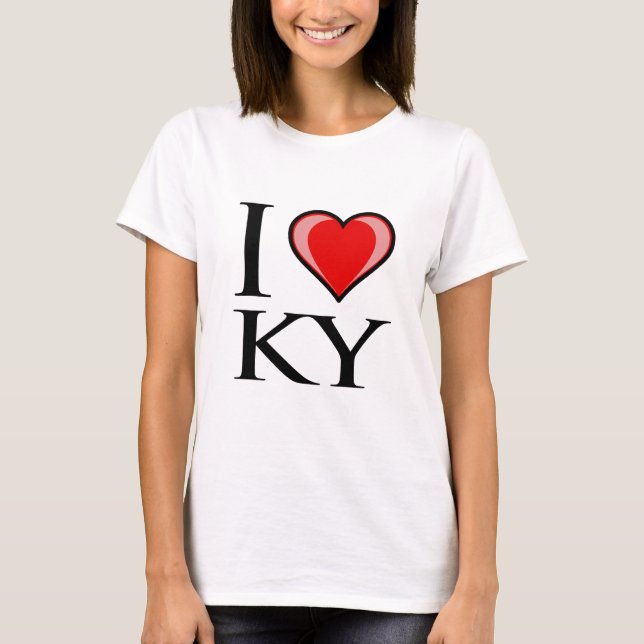 Camiseta Amo a KY - Kentucky (Anverso)