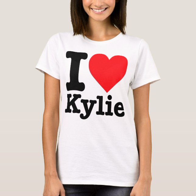 Camiseta "Amo a Kylie" (Anverso)