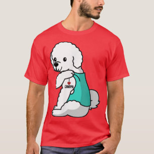 Camiseta Amo a la abuela Tattoo Bichon Frise Dog