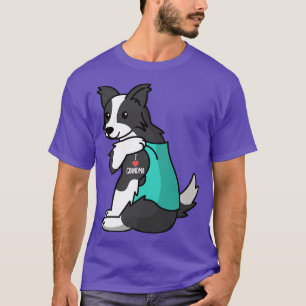 Camiseta Amo a la abuela Tattoo Border Collie Abuela