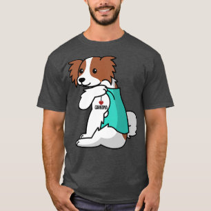 Camiseta Amo a la abuela Tattoo Papillon Abuela Perro