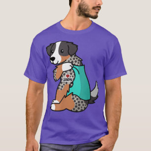 Camiseta Amo a la abuela Tattoo perro pastor australiano