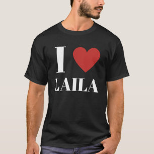 Camiseta Amo a la familia LAILA Heart