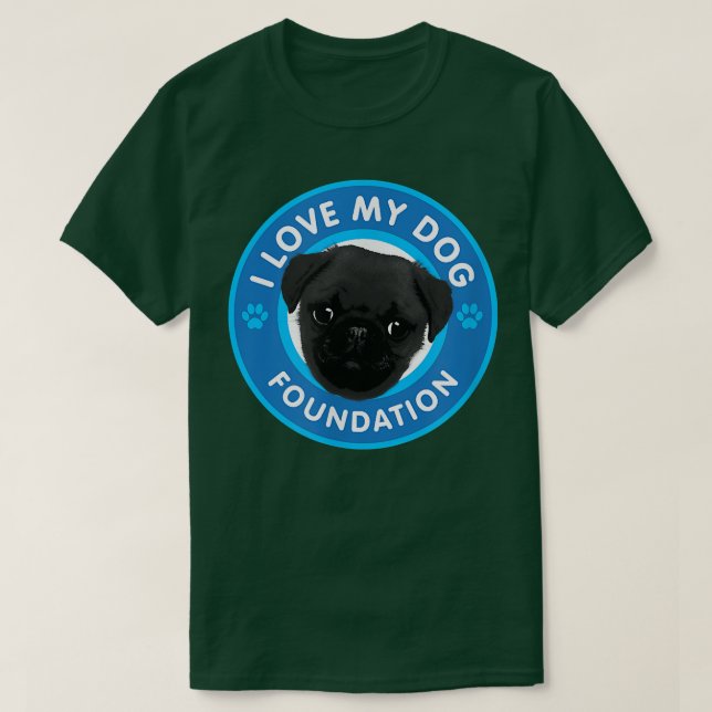 Camiseta Amo a la Fundación de Perros  (Diseño del anverso)