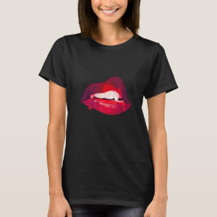 Camiseta Amo a la gente cuando gritan colmillos de vampiro