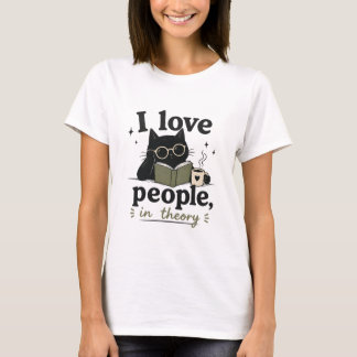 Camiseta Amo a la gente en teoría