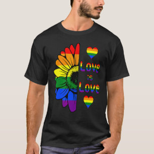 Camiseta Amo A La Lgbt Lesbiana Gay Pr