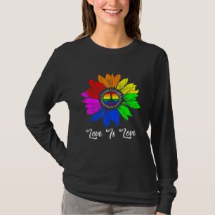 Camiseta Amo A La Lgbt Lesbiana Gay Pr