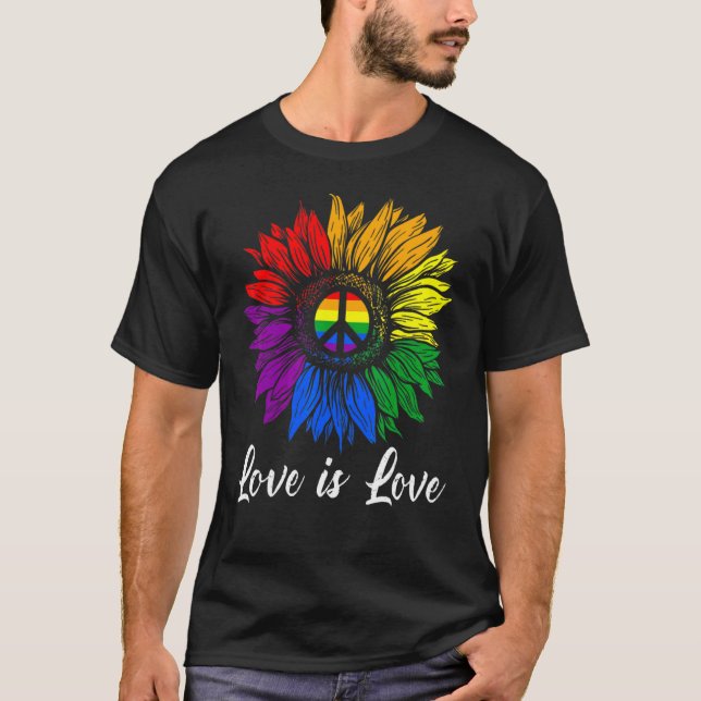 Camiseta Amo A La Lgbt Lesbiana Gay Pr (Anverso)