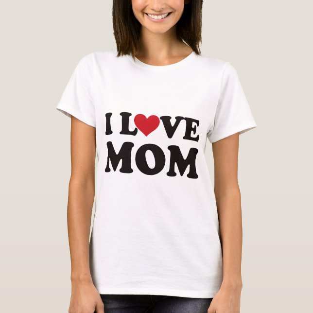 Camiseta Amo a la mamá (Anverso)