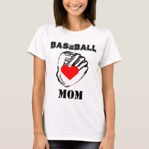 Camiseta Amo a la mamá del béisbol