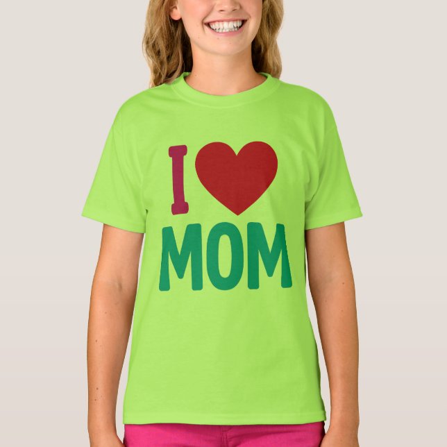 CAMISETA "AMO A LA MAMÁ" TSHIRT (Anverso)