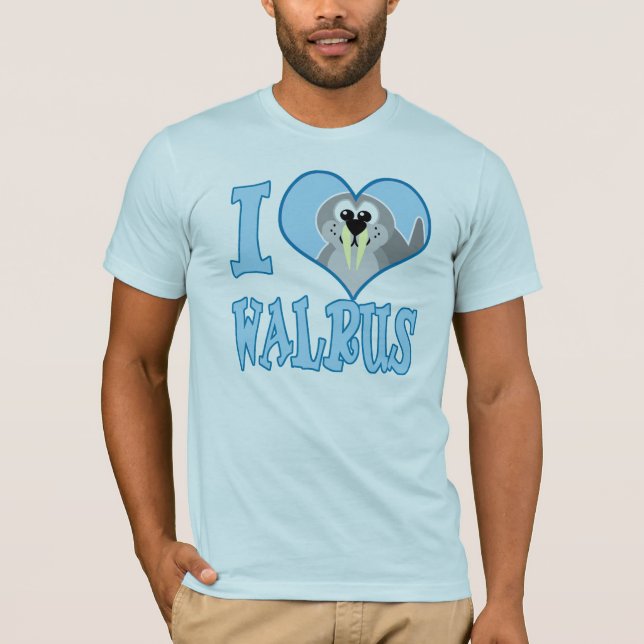 Camiseta Amo a la morsa (Anverso)