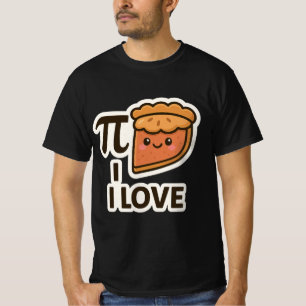 Camiseta Amo A La Pegatina De Pi - Diseño De Matemáticas Y 