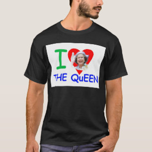 Camiseta Amo a la Reina - Reina Isabel II