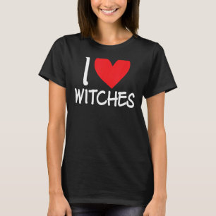 Camiseta Amo a las brujas Halloween Sasuy Costume Broom Muj