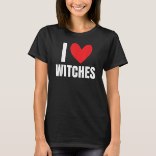Camiseta Amo a las brujas Halloween Sasuy Costume Broom Muj