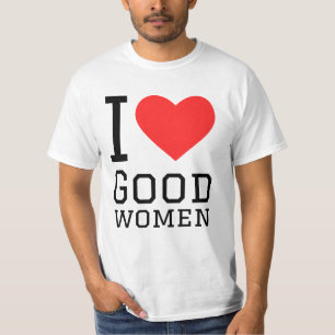 Camiseta Amo a las buenas mujeres
